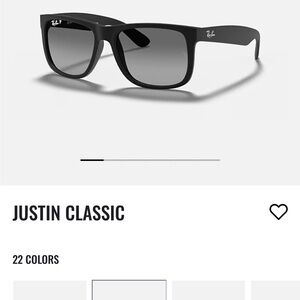 Ray-Ban Black Gradient Sunglasses
